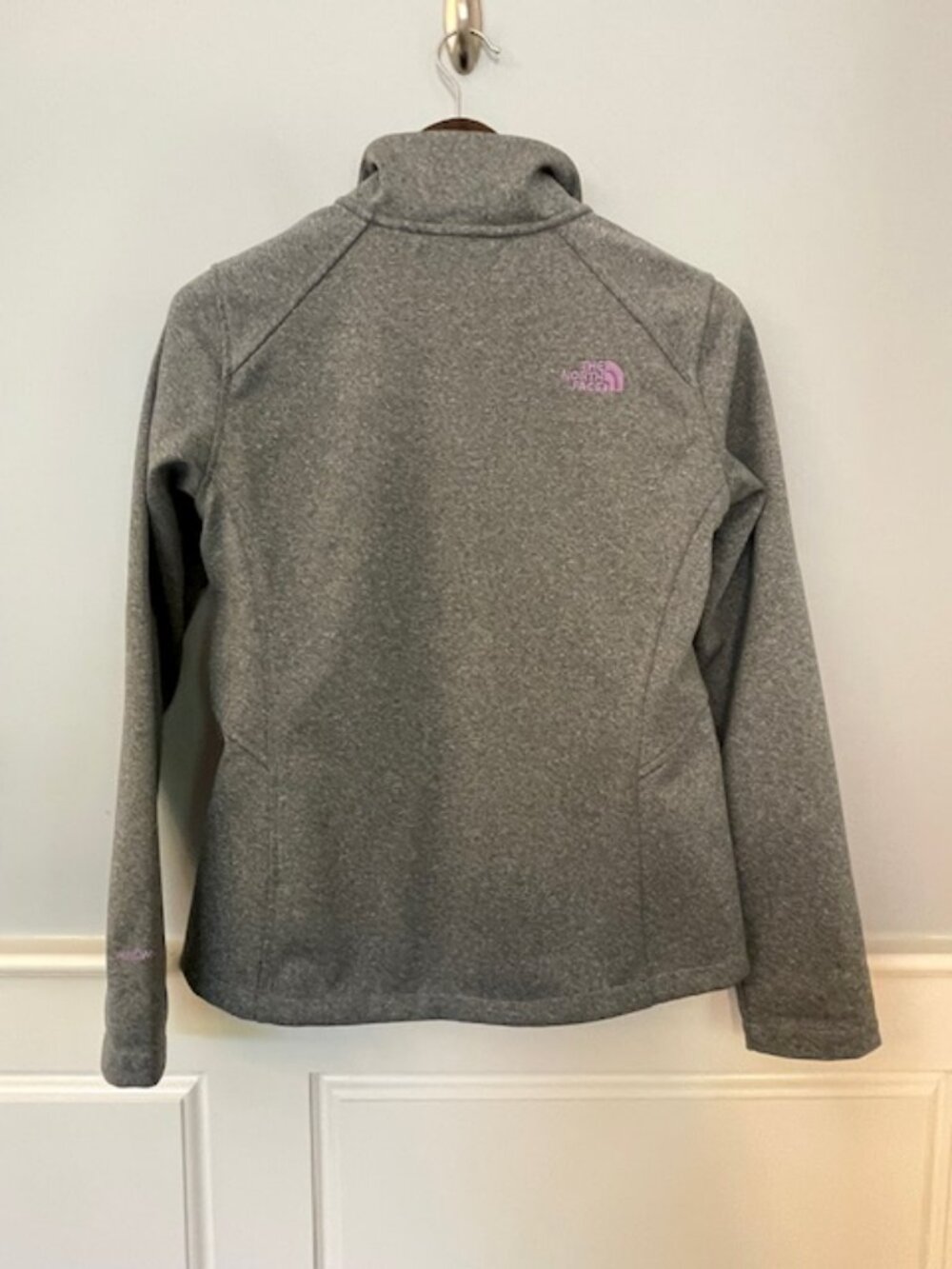 The North Face Women's Canyonwall Jacket Grey Heather Lilac Full Zip Small - Picture 5 of 11